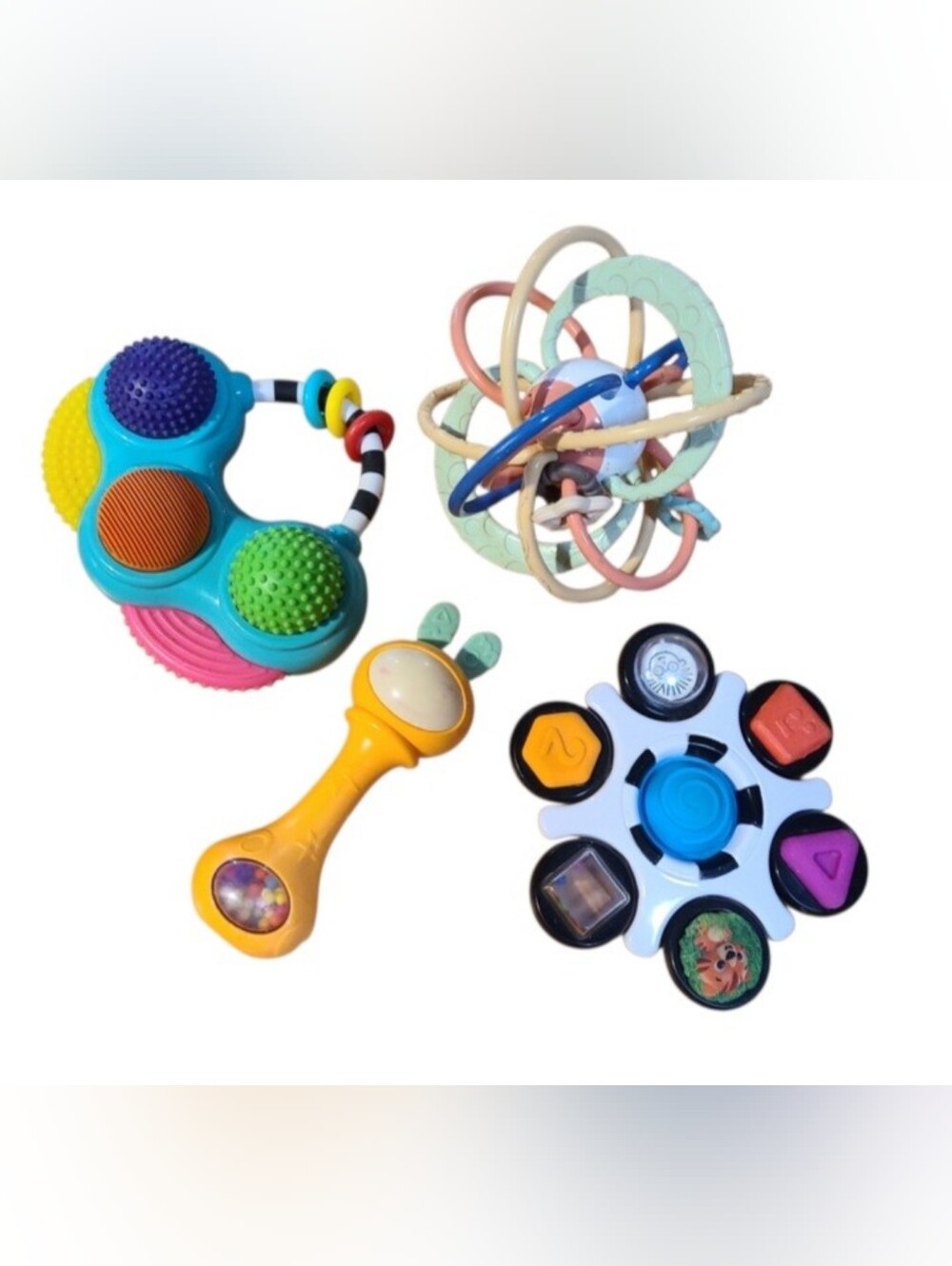 Baby Sensory Toys/Rattler/Spinner/Rings